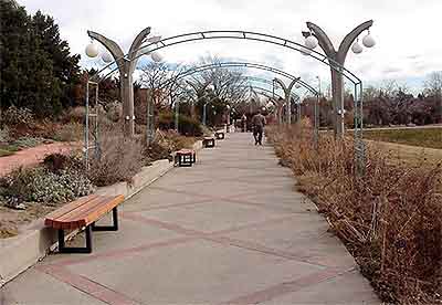 Walkway outside Tropical House